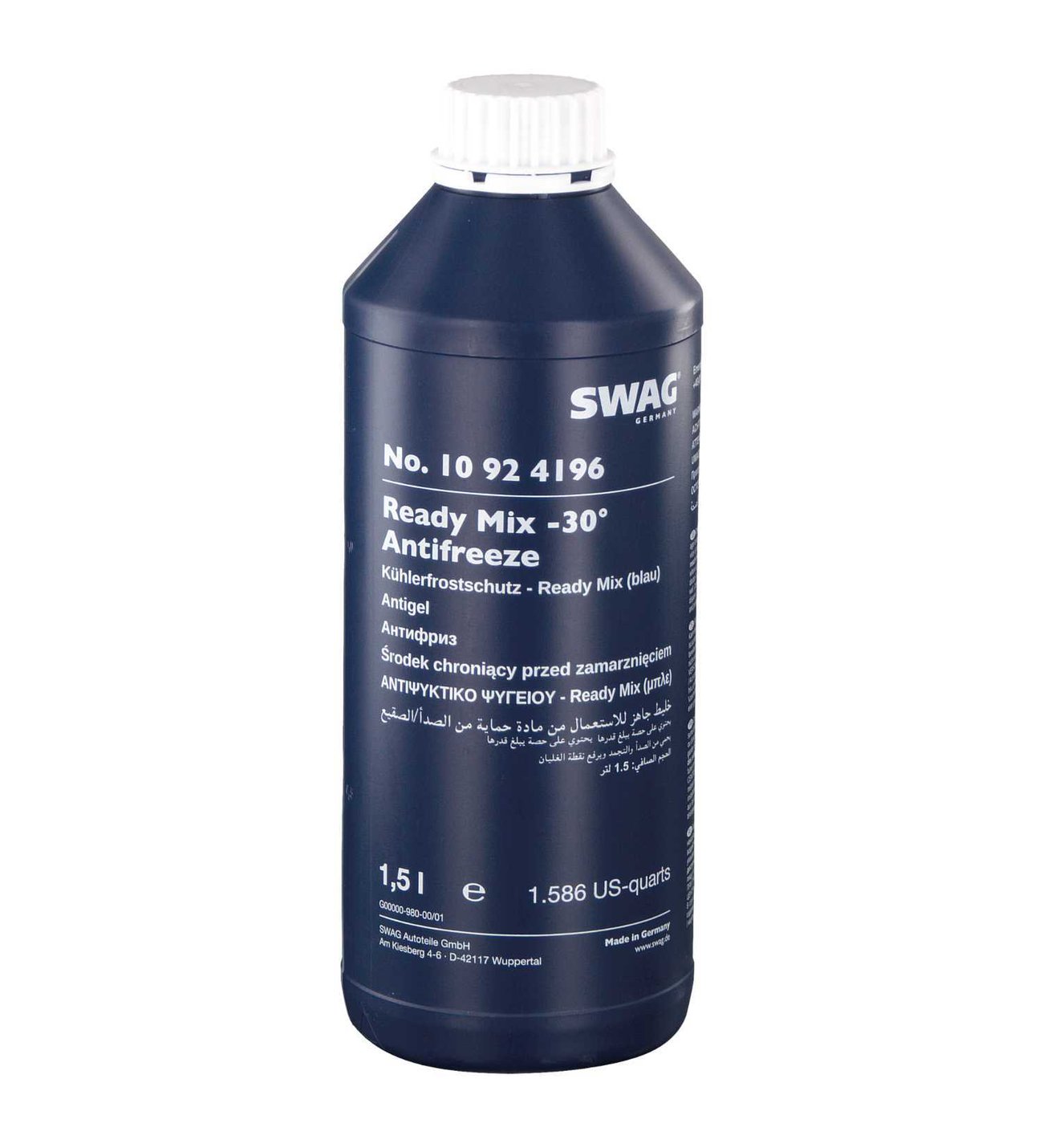 SWAG 10924196-MAVİ ANTİFRİZ G11 1.5 LT_/1003